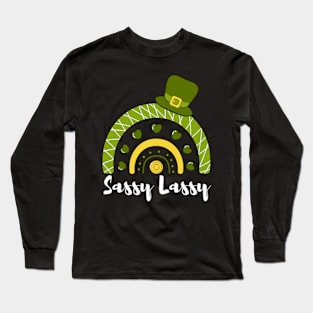 Sassy Lassie Cute Women's St. Patrick's Day Long Sleeve T-Shirt